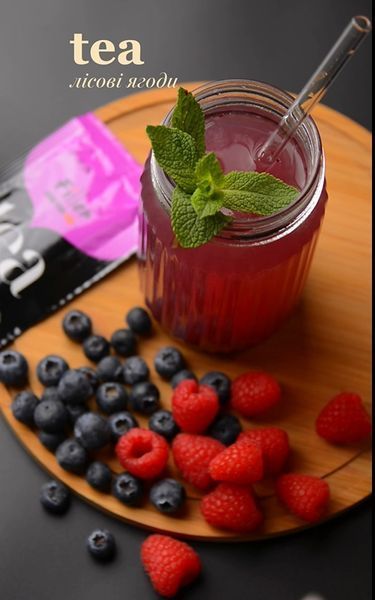 &lsquo;Forest Berries&rsquo; tea set, 12 packs of 50 g each
