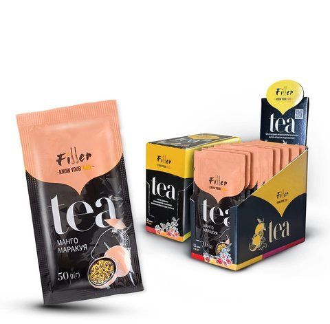 Fruit tea "Mango-passion fruit" 12 pcs. 50 g each